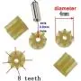 Xiaopyo Quadcopter Motor Gear Compatible with E58 E68 E88 E525 LS-E525 4D-V4 Quadcopter E98 E99 K3 Drone Teng1 Accessories F89 Drone F97 Parts