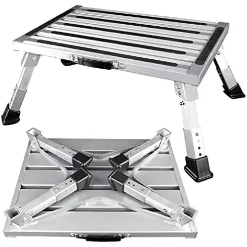 VOGREX Portable Folding RV Steps - 19