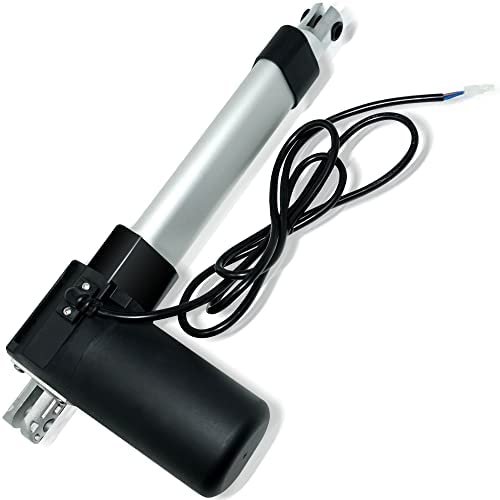 PROGRESSIVE AUTOMATIONS Electric Linear Actuator 12V (6 in. 400 lbs.) Many Sizes. IP66. Innovative Motor, Durable Stroke & Water Resistant. for Outdoor, Agriculture, Solar, Home. PA-04-6-400