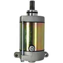 Starter Motor Replacement for Yamaha UTV Rhino 450 660 ATV Grizzly 450 660 Kodiak 400 450 Wolverine 450 with 9 Tooth 12V Starter Motor OE Replace # 4WV-81800-00-00, 4WV-81890-00-00, 5KM-81890-00-00