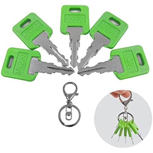 5 Keys RV MK9901 Compatible with FIC Code 9901 6601 Motorhome-Master Green Key