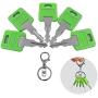 5 Keys RV MK9901 Compatible with FIC Code 9901 6601 Motorhome-Master Green Key