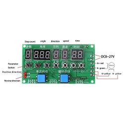 Stepper Motor Driver Controller Module Angle/Direction/Speed/Time Programmable Board DC 8-27V