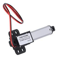 Folany Linear Actuator, 2 inch Stroke Micro Electric 20N/4.5lb DC 12V 1.2 /s, Built in Limit Switch, Mini Waterproof Actuator Motor for Home Appliances/Medical/Industry (Stroke 50mm-30mm/s-20N)