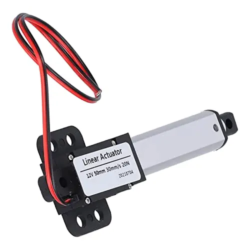 Actionneur Linéaire Folany, 50mm Course, Micro Électrique 20N/4.5lb, DC 12V 1.2 /s, Interrupteur Limite Intégré, Mini Actionneur Moteur Étanche pour Appareils Ménagers/Médical/Industriel Actionneur Linéaire Folany, 50mm Course, Micro Électrique 20N/4.5lb, DC 12V 1.2 /s, Interrupteur Limite Intégré, Mini Actionneur Moteur Étanche pour Appareils Ménagers/Médical/Industriel