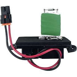 HVAC Blower Motor Resistor - Compatible with 1999-2006 Chevy Silverado GMC Sierra 1500 2500 3500, 2000-2002 GMC Yukon XL - Replaces for 89019089 973-004 89018597