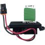 HVAC Blower Motor Resistor - Compatible with 1999-2006 Chevy Silverado GMC Sierra 1500 2500 3500, 2000-2002 GMC Yukon XL - Replaces for 89019089 973-004 89018597