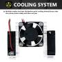 Haldis 3D Printer Cooling Fans Set, Upgrade 3Pcs 3010 Fans Premium Quiet 30x30x10mm Fan for E3D V6 Hotend (Transparent 24V)
