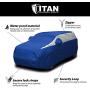 Titan Brilliant Color Poly 210T Car Cover for Compact SUV 170-187