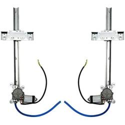 Autoloc Power Accessories 9848 2 Door Flat Power Window Kit U-Wire Driver or Passenger