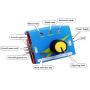DKARDU 2 pcs RC Servo Tester 3CH Digital Multi ECS Servo Tester RC Consistency CCMP Master Speed Controller Checker Adjustment Steering Gear Tester for RC Helicopter Car Boat
