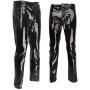 MSemis Mens Faux Leather Pants Punk 80s Rock Skinny Leggings Tight Gothic Motorcycle Biker Pants
