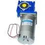 Bemonoc High Torque 24V 120W Electric DC Worm Gear Motor 45RPM with Gearbox Speed Reducer Ratio 40:1