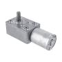 DC 12V Electric Drive Motor, Reduction Electric Motor, Reversible High Torque Worm Geared Motor(6RPM)(Silver)