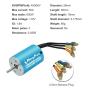 Hobby Fans 2838 4500KV 4P Sensorless Brushless Motor & 35A Brushless ESC for 1/12 1/14 1/16 RC Car(Blue)