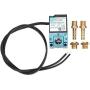 Solenoid Valve, 3 Port Valve, DC12V 5.4W Electronic Boost Control with Brass Fittings, Electric Solenoid Valve for Boost Controller 35A-AAA-DDBA-1BA