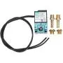 Solenoid Valve, 3 Port Valve, DC12V 5.4W Electronic Boost Control with Brass Fittings, Electric Solenoid Valve for Boost Controller 35A-AAA-DDBA-1BA