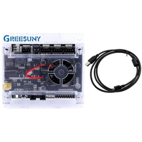 3 Axis GRBL 1.1 Controller Board GREESUNY CNC Offline Controller USB Connection Control Board with Fan for Engraving Machine Milling Machine 1810-PRO/3018/3018-PRO