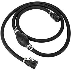 Marine Fuel Line Assembly, Marine Johnson 3/8in Boat Motor Fuel Gas Hose Line Assembly Primer Bulb Connector