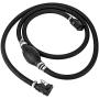 Marine Fuel Line Assembly, Marine Johnson 3/8in Boat Motor Fuel Gas Hose Line Assembly Primer Bulb Connector