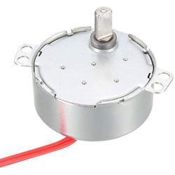 uxcell Metal Gear Synchronous Synchron Motor AC 12V 5-6RPM 50-60Hz CCW/CW 4W for Microwave Oven