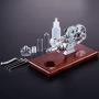 Sunnytech Hot Air Stirling Engine Education Toy Electricity Power Generator LED (FD01)