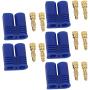 Heyiarbeit 10 Sets EC2 Connector 2mm Gold Bullet Banana Plug Male for RC ESC Lipo Battery Electric Motor DIY
