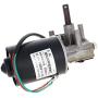 Heyiarbeit GW7085 DC 12V 42RPM Reversible Worm Gear Motor High Torque Speed Reducing Electric Gearbox Motor Left Shaft