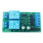eletechsu 12V 24V DC Motor Controller Relay Board Forward Reverse Control Limit Start Stop Switch Pusher Electric Curtain Automatic Door (DC 12V)