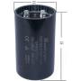 BlueNatHxRPR 105-126 MFD (uF) Motor Start Capacitor Compatible for Franklin Control Box 2823008110, 2823018110, 2801084915, 2823018310, 2823508110 1.0 1.5 and 2 HP Well Pump and Others