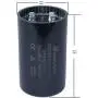 BlueNatHxRPR 105-126 MFD (uF) Motor Start Capacitor Compatible for Franklin Control Box 2823008110, 2823018110, 2801084915, 2823018310, 2823508110 1.0 1.5 and 2 HP Well Pump and Others