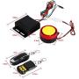 12V Universial Motorcycle Anti-theft Security Alarm System with Double Remote Control, Motorcycle Remote Control Alarm Warner Anti-Theft Security Burglar Alarm System