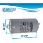 HQRP 200uF 125V Start Capacitor Compatible With AC Electric Motor Start HVAC Blower Compressor Pump 200MFD CD60