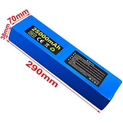 YUWYP 36V 25Ah 10S3P Battery E-Bike Battery Pack 18650 Li-Ion Battery 500W High Power E-Bike Bicycle Scooter Motor
