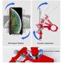 DS. DISTINCTIVE STYLE Aluminum Universal Bike Phone Mount for 31.8 mm Handlebar 360 Degree Rotatable Motorcycle Phone Holder Adjustable Cycling Phone Mount - Red