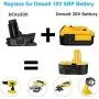 Tai Xin BATT 18V to 20V Adapter for Dewalt, for Convert Dewalt 20V Li-ion Battery DCB205 DCB201 DCB609 to Dewalt 18V NiCad & NiMh Battery Tools DC9096 DW9096 DC9098 DW9099