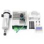 RATTMMOTOR 110V 800W CNC Air Cooled Spindle Motor ER11 20000RPM+2pcs Carbon Brush+Mach3 Speed Controller Governor with Power Supply AC110V-220V+52mm Clamp Mount Bracket for CNC Router Milling Machine