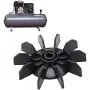 Plastic Air Compressor Fan Blade Replacement Direct‑on‑Line Motor Accessories 5.3in Outer Diameter 0.6in Shaft D Type
