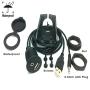 USB Mounting Cable, GOSYSONG USB 2.0 + 3.5mm AUX Car USB Mount Flush Cable, Waterproof Mount Cable 3ft–USB Extension Flush, Dash Panel Mount Cable for Car, Boat,Truck,Motorcycle and More