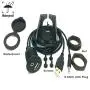 USB Mounting Cable, GOSYSONG USB 3.0 Extension Waterproof Mount Cable 3ft,Mount Flush Cable, Dash Panel Mount Cable for Car, Boat,Truck,Motorcycle and More