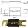 HiSport ANL Fuses 200 Amp - Fuse Protect Controller for Cars, Trucks, Forklifts, Boats, Applied to Inverters and Car Audio and Other High Current, 2Pcs