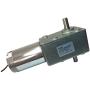 BEMONOC High Torque DC 12v Geared Reducer Motor 28 rpm Double Right Angle Out Shaft 10mm with Metal Gearbox Barbecue Motor