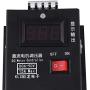 Fafeicy Universal DC Motor Speed Controller,6V - 90V PLC 15A PWM Variable Speed Control Generator Kit with Output Volt LED Display