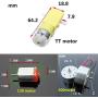 DC Motor Kits Accessories for Robot Car Science Projects