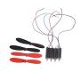 4pcs DC 3.7V 720 720 mm Helicopter Coreless DC Motor Mini Great Torque 45000 RPM with Propeller