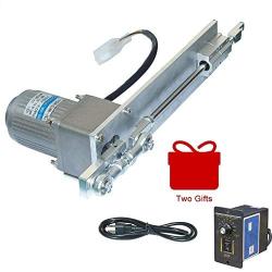 BEMONOC 110V Reciprocating Gear Motor, DIY Design AC Linear Actuator Stroke 100mm 4inch 108 RPM & 15W AC Speed Controller Kits Professional Learning Operations