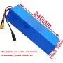 Wnicek 48V 7800mAh E-Bike Lithium Battery 13S 3P 7.8Ah Rechargeable Battery Pack Fit for 500W-50W Motor Electric Bicycles Li-ion Battery Pack with BMS and 2A Charger