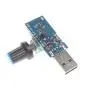 5V USB Fan Stepless Speed Controller Regulator with Switch Speed Module DC 4-12V to 2.5-8V 5W Motor Speed Regulator