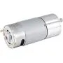 uxcell 24V DC 320 RPM Gear Motor High Torque Electric Reduction Gearbox Eccentric Output D Shaft