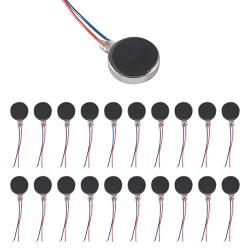 20PCS DC 3V Mini Motors 10mmx3mm Flat Coin Button-Type Micro DC Motor for Tablet Pager Mobile Cell Phone